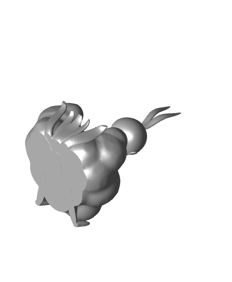 Altaria - Closed Wings Pokemon (No Support) 3d model