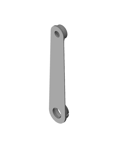 Cable Clip With Button 3d model