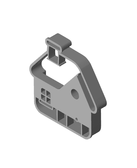 House Cookie Cutter, Biscuit Cutter 3d model