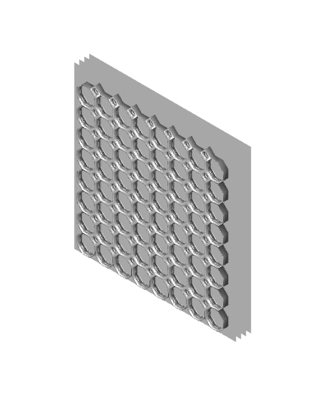 Optimized Multiboard Multi Material 8x8x5H Side Tile Stack 3d model