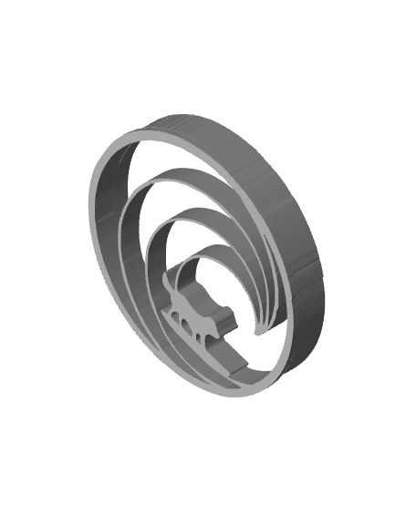 Surfing Cookie Cutter, Biscuit Cutter 3d model