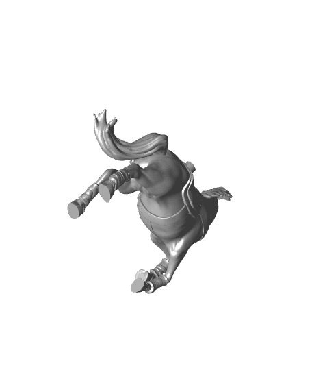 Headless Horseman Figure (Pre-Supported) 3d model