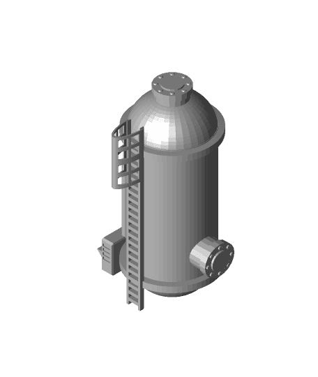 FHW: storage silo (Grim Dark) 3d model