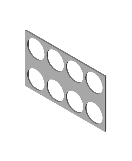 Gridfinity basic lid kcup coffee or seed holder 3d model