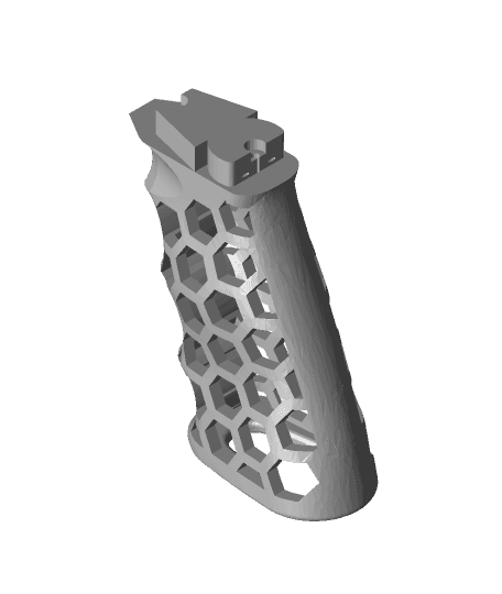 Sliding Legolini Slingbow front grip mod 3d model