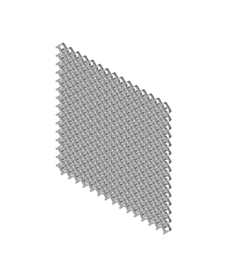 Chainmail - 3D Printable Fabric - SOURCE FILE 3d model