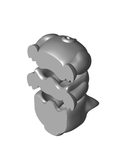 Pig with 2 joints 3d model