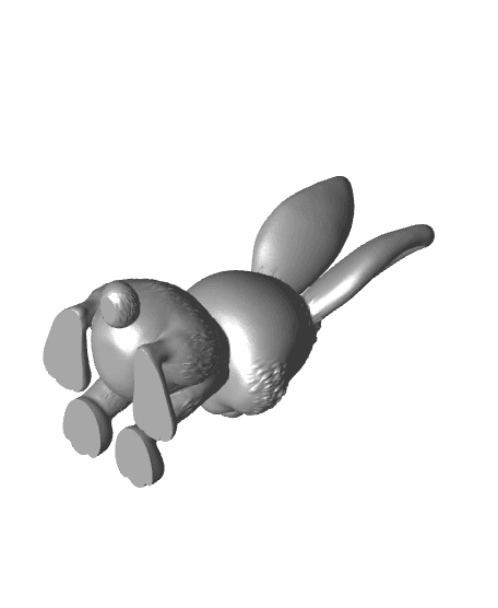 Mystic Bunny (Fur) (MysticMesh3D Collectible) 3d model