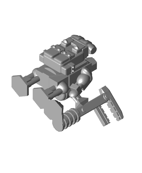FHW Jack with Power wrench 3d model