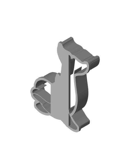 Dolphin Cookie Cutter, Biscuit Cutter 3d model