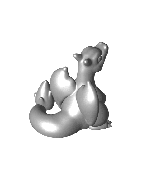 Chibi Charizard (Easy Print No Supports) 3d model