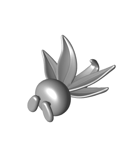 Pokemon Oddish #43 - Optimized for 3D Printing 3d model