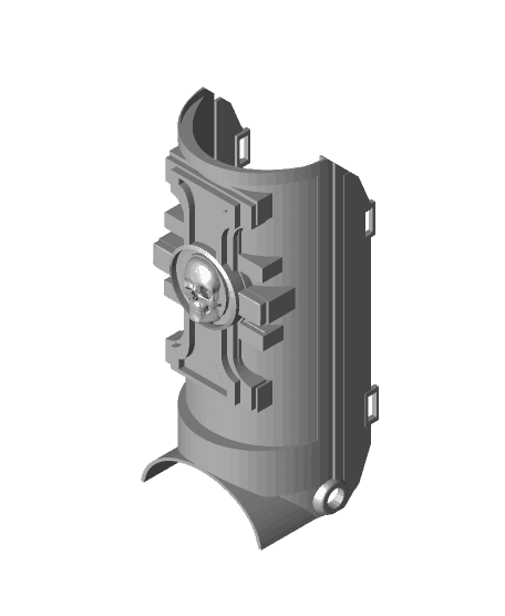 FHW: Inquisitorial Shin pad  (cosplay) 3d model