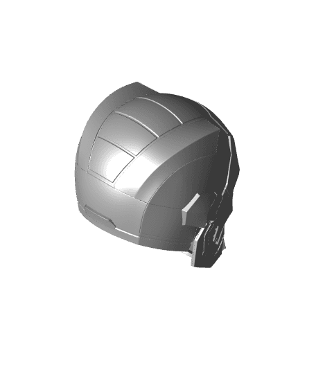 Water Iron Man Helmet 3D Print File STL 3d model