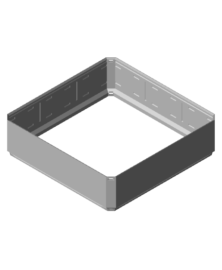 3x3x0·75 - Simple Multigrid Bin Extension 3d model