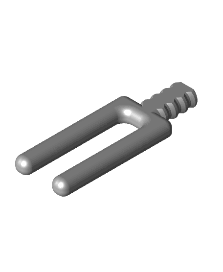 Small Thread Fork - Screwdriver Holder for Multiboard.stl 3d model