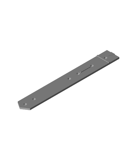 Tsurikawa Strap Hole Template Tool 3d model