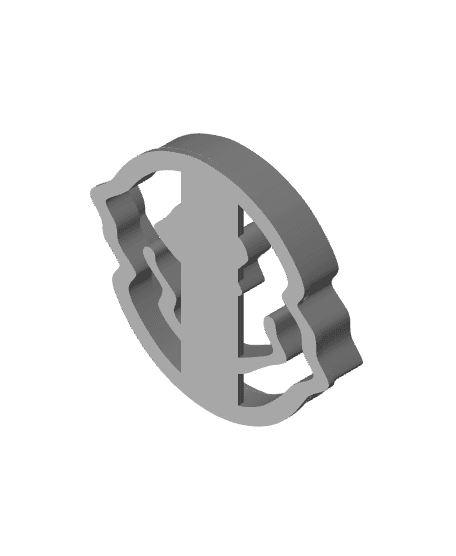 Smile Cookie Cutter, Biscuit Cutter 3d model