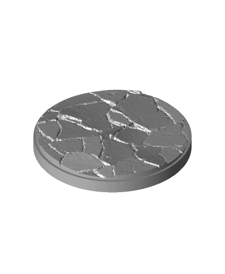 Bases for Wargames - Broken Concrete 3d model