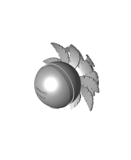Venusaur Pokeball (MULTIPART).stl 3d model