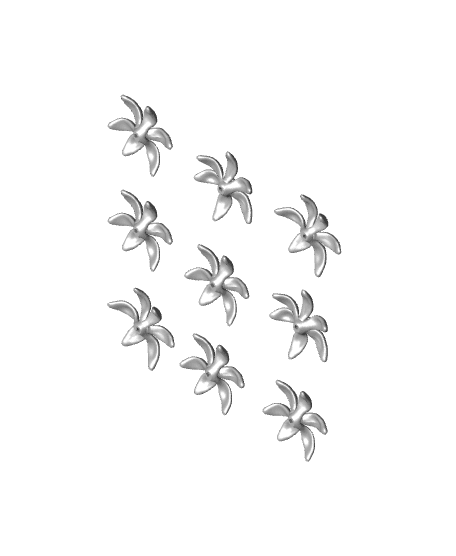 Charming lily plant for the office or home 3d model