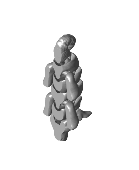 Baby Flexi Dog Set 7.5 3d model