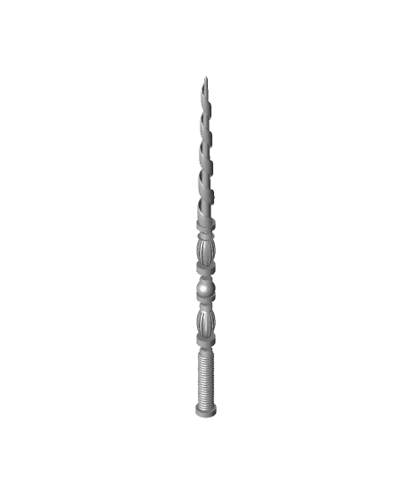 Easy Wizard Wand (screw together) 3d model