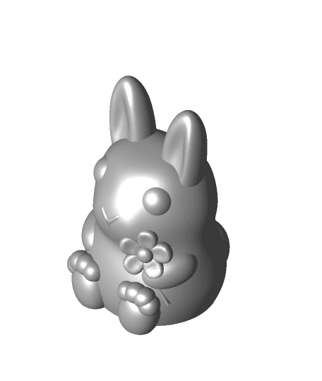 FlowerBunnySolid.stl 3d model