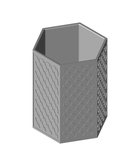 Scale Vase V1 (might do more) 3d model