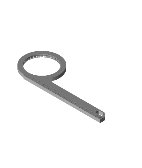 Miter Saw Protractor 3d model