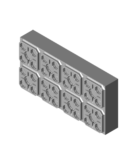 4x2 multigrid Multiboard switch holder.stl 3d model