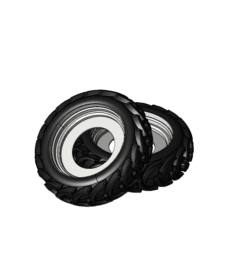 tire of tractor v2.iges 3d model
