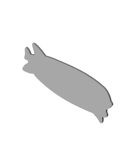 **FREEBIE** Great Wide Shark // Rejected Animals Decal 3d model