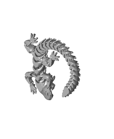 Articulated Baby Dragon 3d model