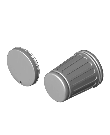 Trashcan Keychain v5 - Generic.3mf 3d model