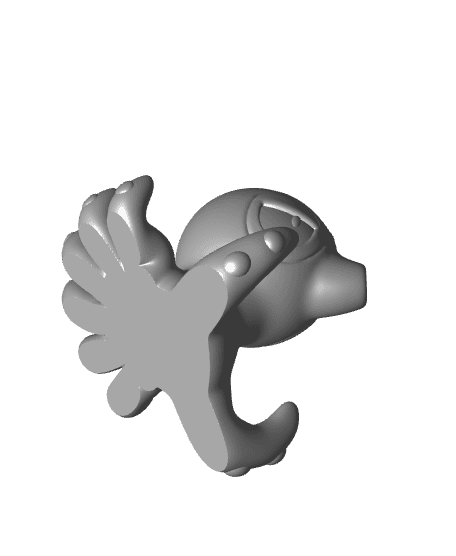 Octillery (Easy Print No Supports) 3d model