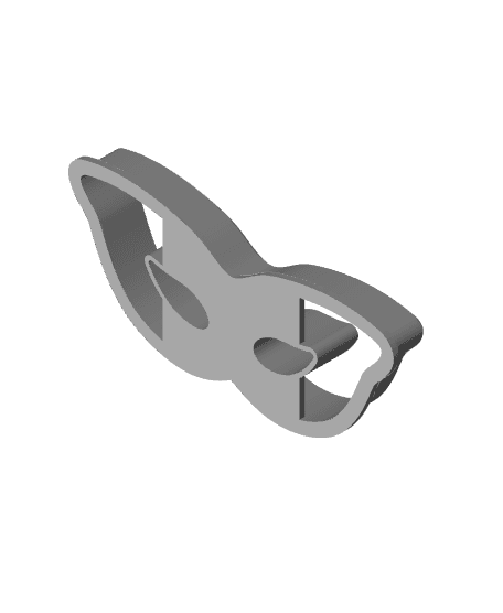 Carnival masks cookie cutters 3d model
