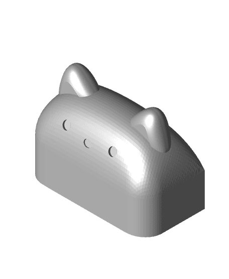 Sticky note cat 3d model