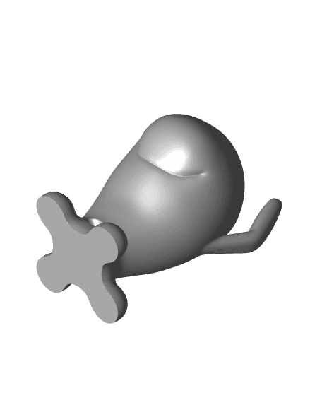 Wobbuffet (Easy Print No Supports) 3d model