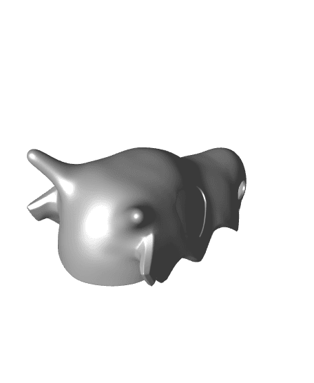 Cubone Hat 3D Print File STL 3d model