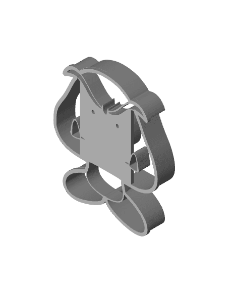 Cartoon Cookie Cutter, Biscuit Cutter 3d model