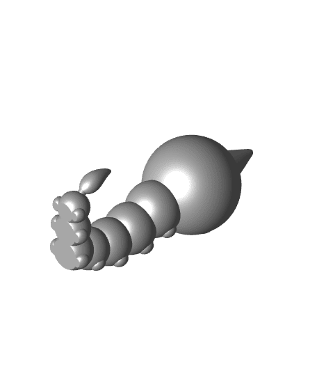Weedle (Easy Print No Supports) 3d model