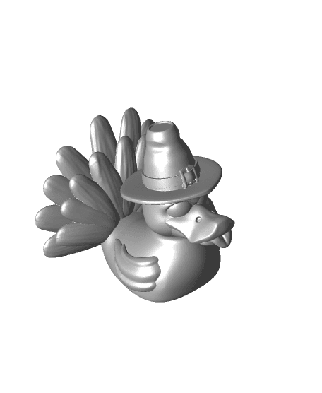 Thanksgiving Ducky 3d model