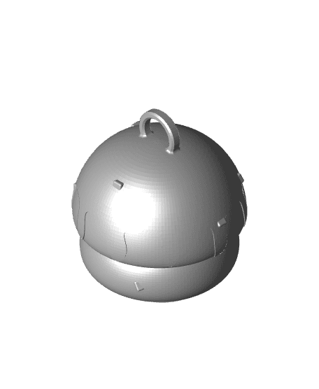 Ice Cream Container Bag Charm 3d model