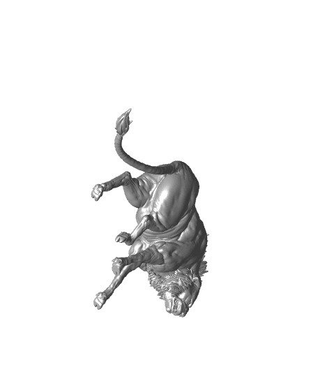 Leucrotta Pair - Tabletop Miniature (Pre-Supported) 3d model