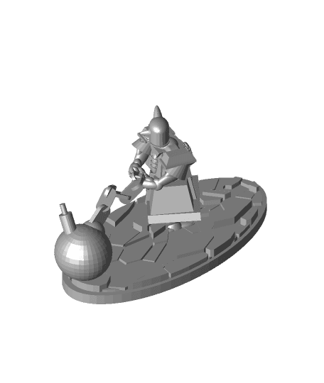 FHW: Space Gobo of The Half Moon with Chain bomb concept 3d model