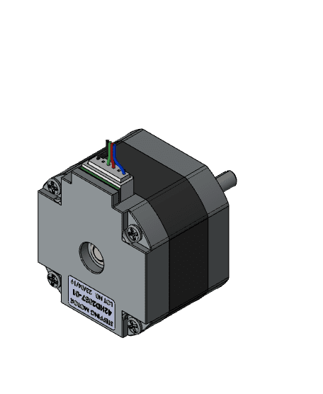 NEMA17 Stepper Motor (type 34mm) 3d model