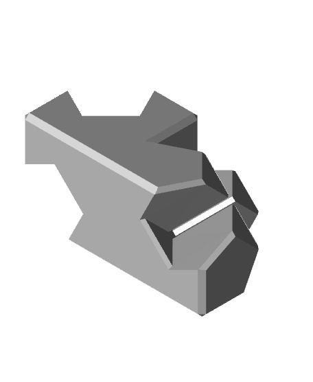 Tsugite Cube 3x3 Puzzle (Version B) 3d model