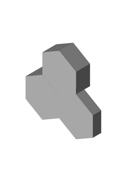 Amiibo Hexagon Display.stl 3d model
