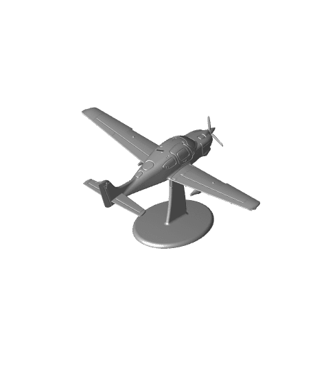 SR22 Cirrus Airplane Printable Miniature 3d model